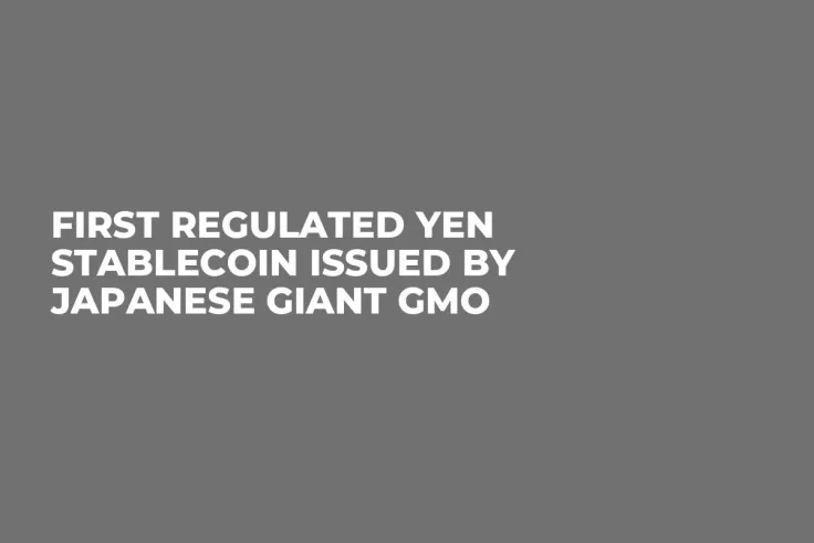 First Regulated Yen Stablecoin Issued by Japanese Giant GMO