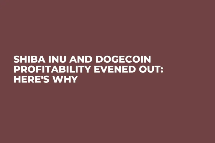 Shiba Inu and Dogecoin Profitability Evened Out: Here's Why