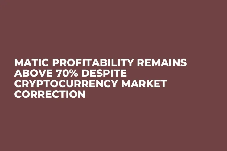 Matic Profitability Remains Above 70% Despite Cryptocurrency Market Correction