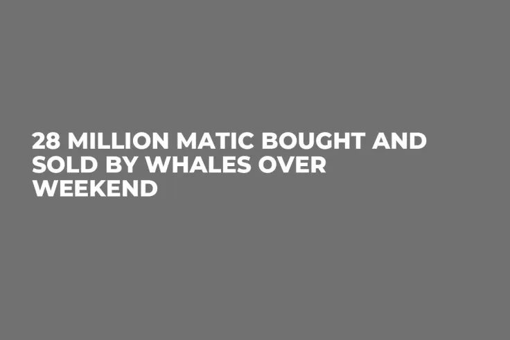 28 Million MATIC Bought and Sold by Whales Over Weekend