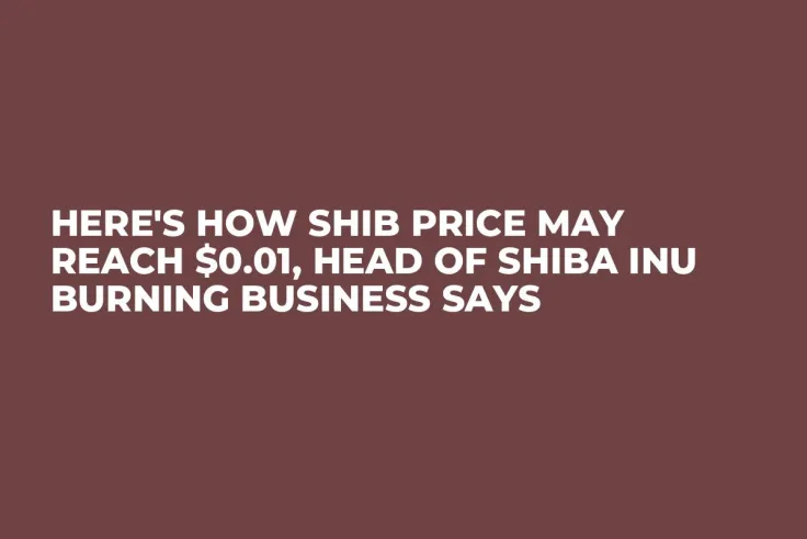 Here's How SHIB Price May Reach $0.01, Head of Shiba Inu Burning Business Says
