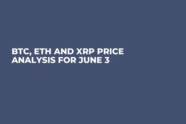 BTC, ETH and XRP Price Analysis for June 3