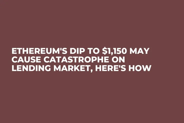 Ethereum's Dip to $1,150 May Cause Catastrophe on Lending Market, Here's How