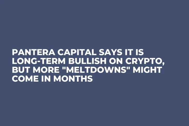 Pantera Capital Says It Is Long-Term Bullish on Crypto, But More "Meltdowns" Might Come in Months