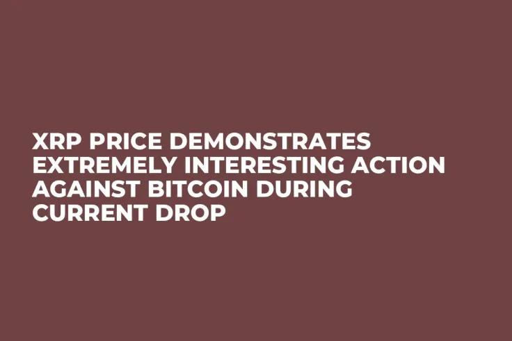 XRP Price Demonstrates Extremely Interesting Action Against Bitcoin During Current Drop