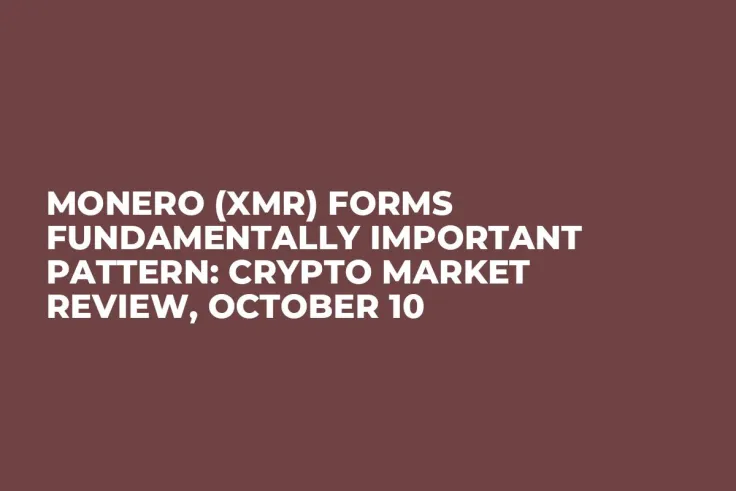 Monero (XMR) Forms Fundamentally Important Pattern: Crypto Market Review, October 10