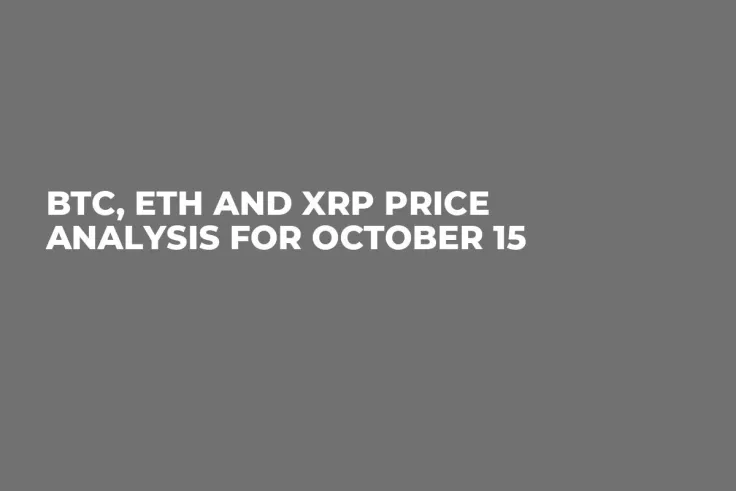 BTC, ETH and XRP Price Analysis for October 15