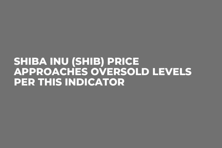 Shiba Inu (SHIB) Price Approaches Oversold Levels per This Indicator