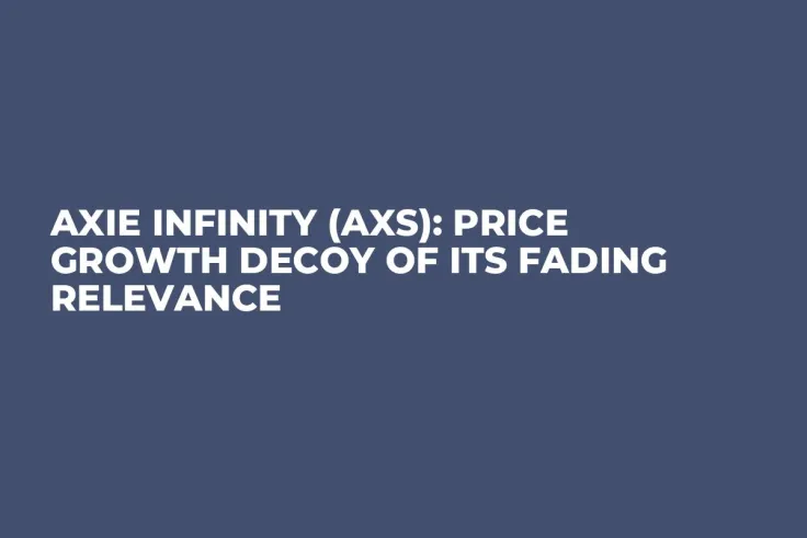 Axie Infinity (AXS): Price Growth Decoy of its Fading Relevance