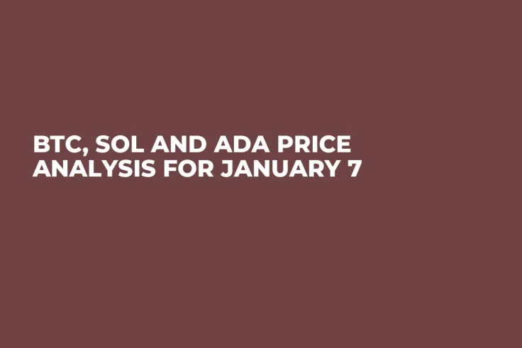 BTC, SOL and ADA Price Analysis for January 7
