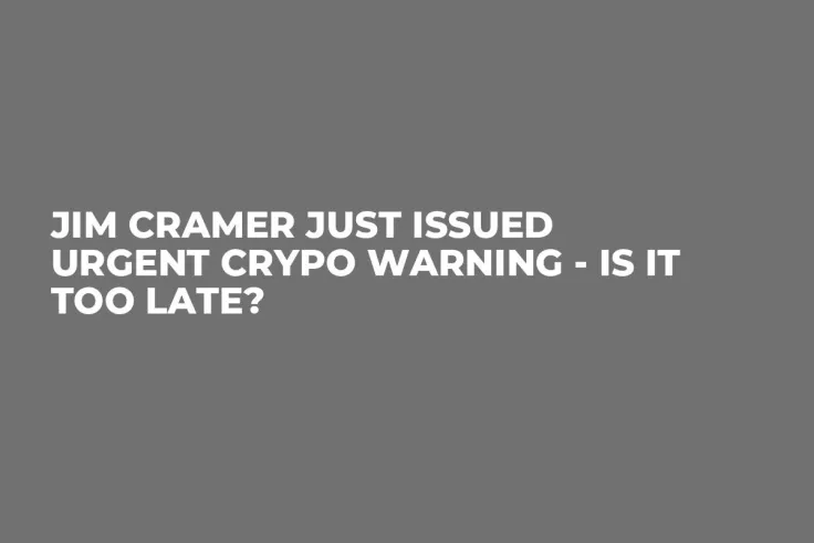 Jim Cramer Just Issued Urgent Crypo Warning - Is It Too Late?