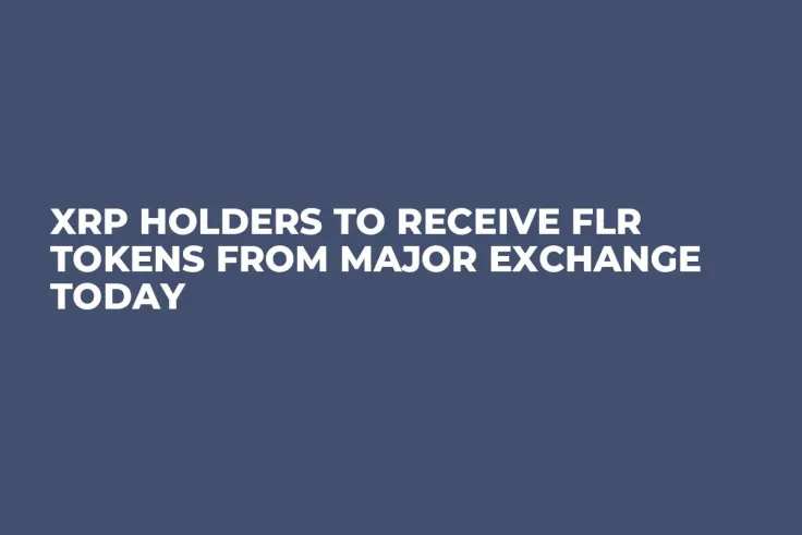 XRP Holders to Receive FLR Tokens from Major Exchange Today