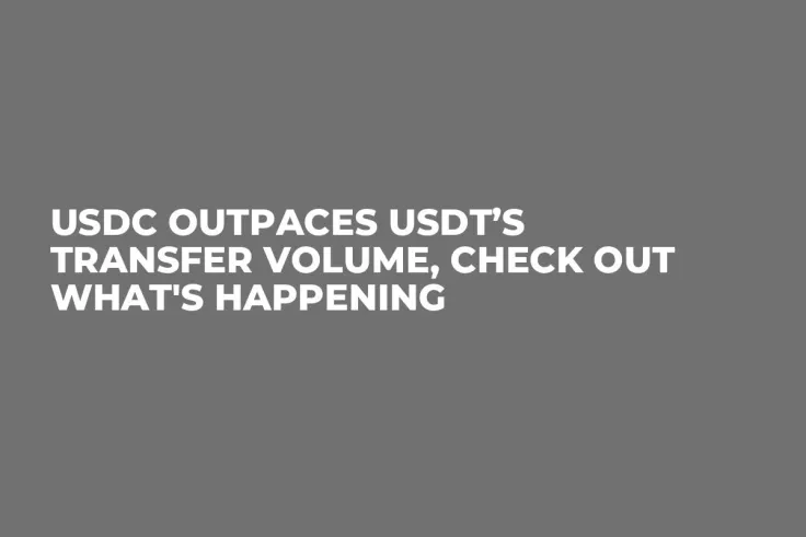 USDC Outpaces USDT’s Transfer Volume, Check Out What's Happening