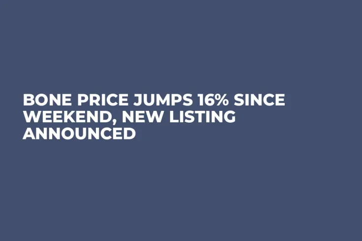 BONE Price Jumps 16% Since Weekend, New Listing Announced 