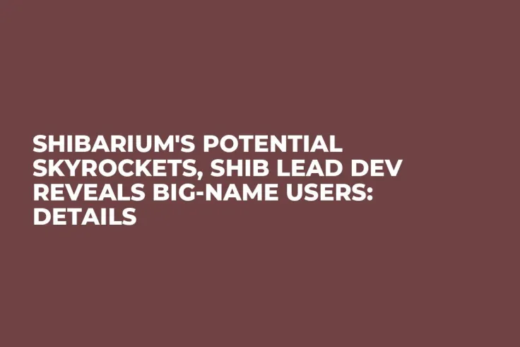 Shibarium's Potential Skyrockets, SHIB Lead Dev Reveals Big-Name Users: Details