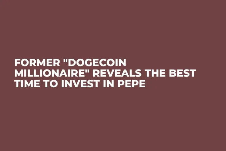 Former "Dogecoin Millionaire" Reveals the Best Time to Invest in Pepe