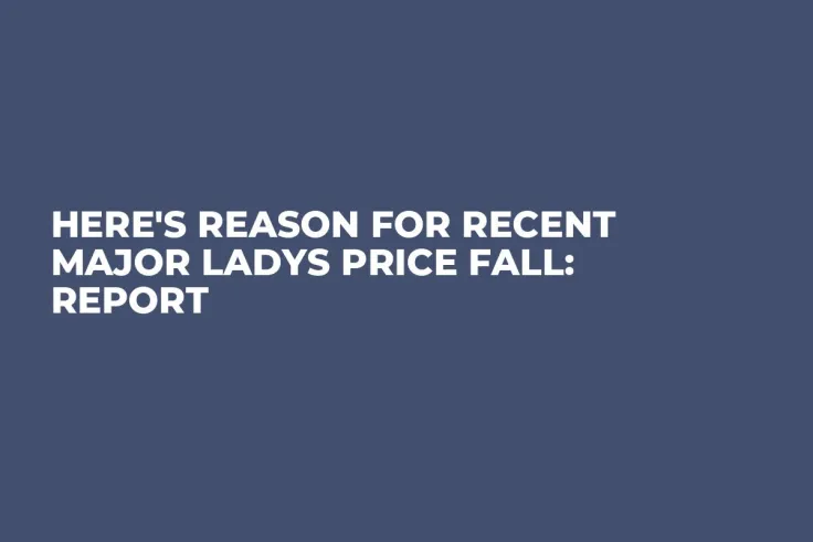 Here's Reason for Recent Major LADYS Price Fall: Report