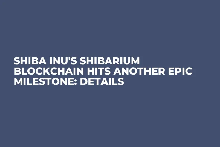 Shiba Inu's Shibarium Blockchain Hits Another Epic Milestone: Details