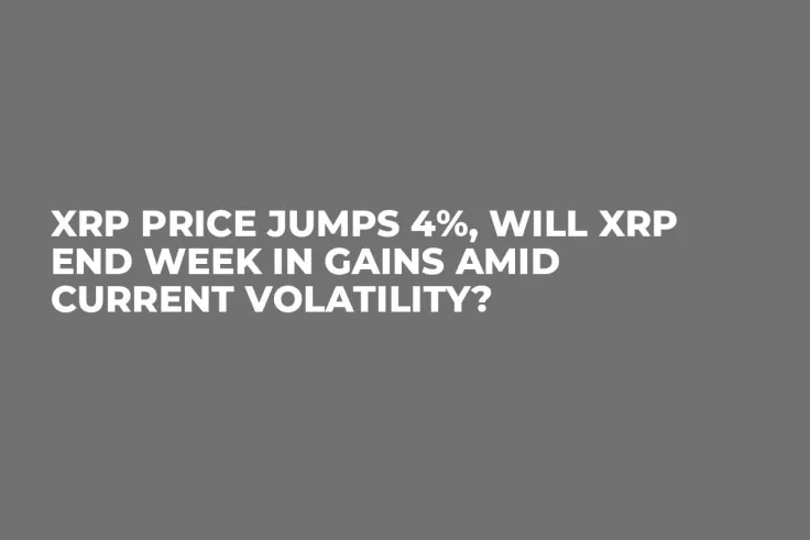 XRP Price Jumps 4%, Will XRP End Week in Gains Amid Current Volatility?