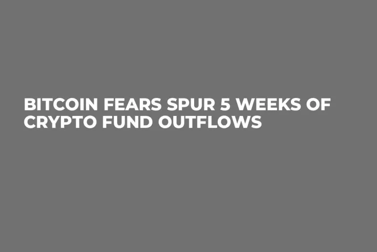 Bitcoin Fears Spur 5 Weeks of Crypto Fund Outflows