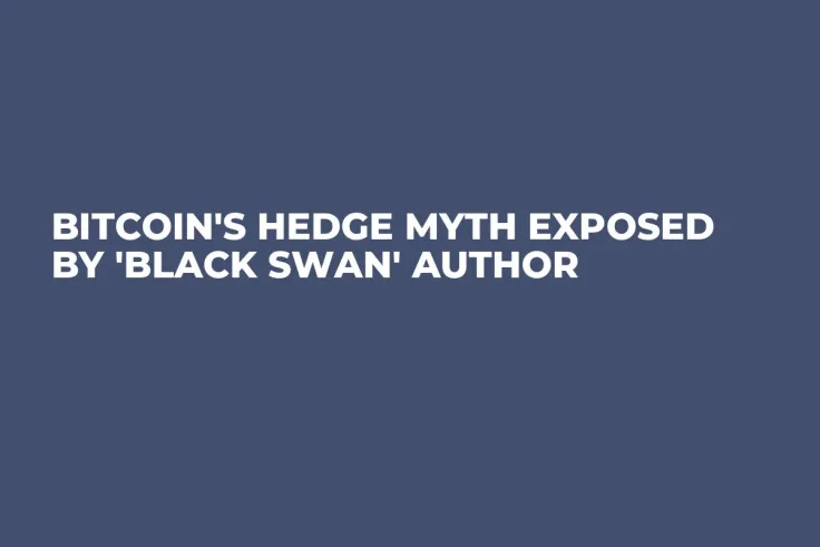 Bitcoin's Hedge Myth Exposed by 'Black Swan' Author