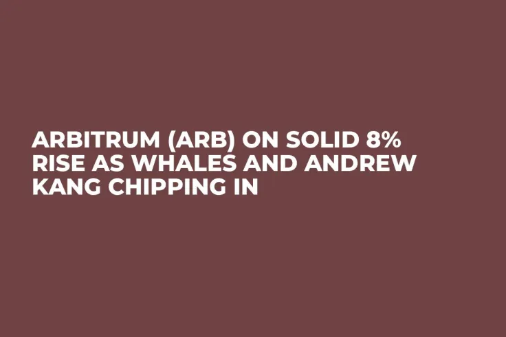 Arbitrum (ARB) on Solid 8% Rise as Whales and Andrew Kang Chipping In