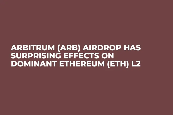 Arbitrum (ARB) Airdrop Has Surprising Effects on Dominant Ethereum (ETH) L2