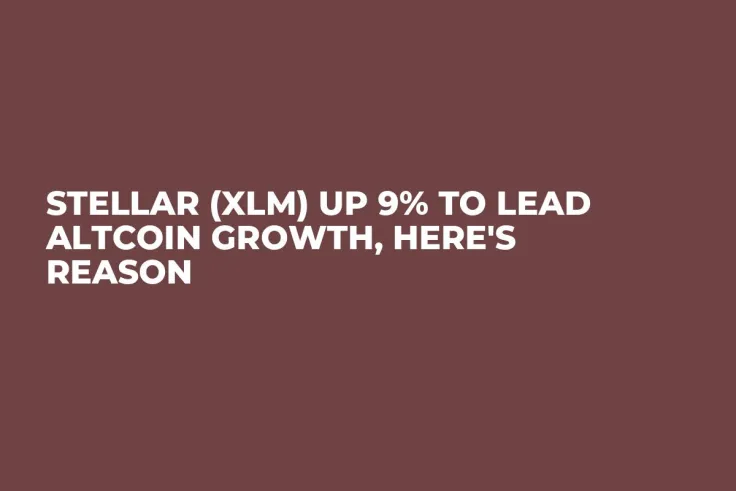 Stellar (XLM) up 9% to Lead Altcoin Growth, Here's Reason