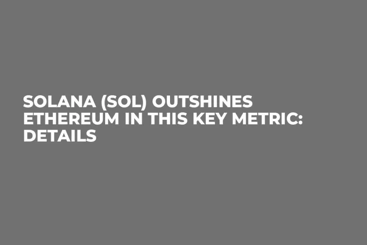 Solana (SOL) Outshines Ethereum in This Key Metric: Details
