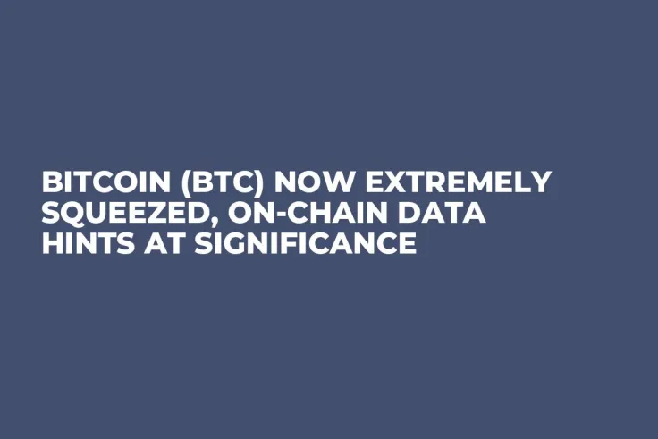 Bitcoin (BTC) Now Extremely Squeezed, On-chain Data Hints at Significance