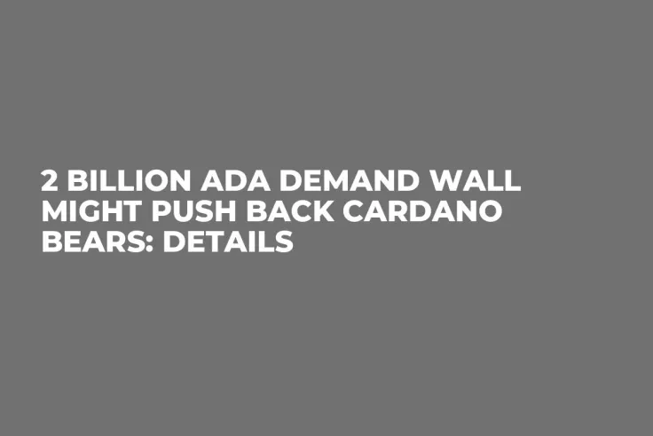 2 Billion ADA Demand Wall Might Push Back Cardano Bears: Details