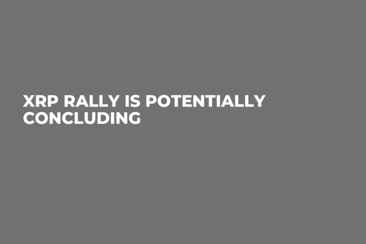 XRP Rally Is Potentially Concluding