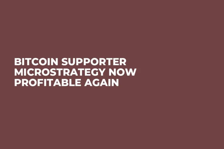 Bitcoin Supporter MicroStrategy Now Profitable Again 
