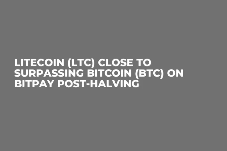 Litecoin (LTC) Close to Surpassing Bitcoin (BTC) on BitPay Post-Halving