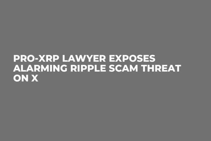 Pro-XRP Lawyer Exposes Alarming Ripple Scam Threat on X