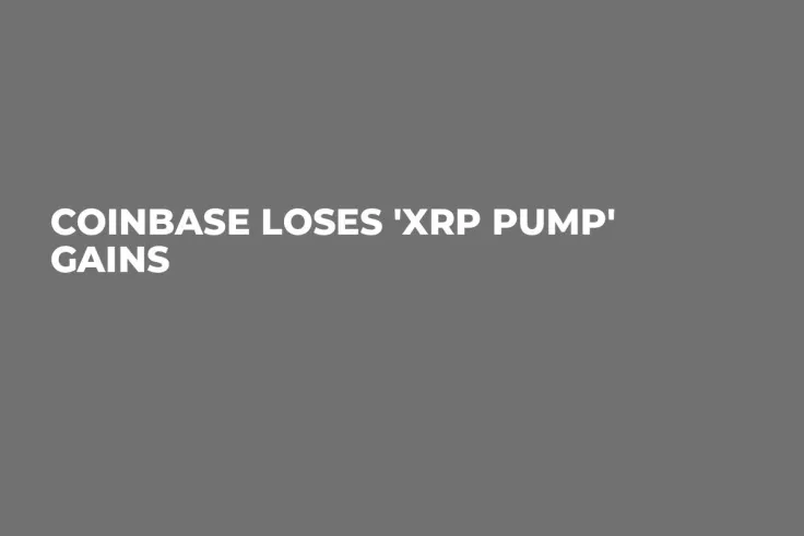Coinbase Loses 'XRP Pump' Gains 