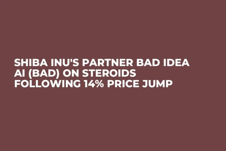 Shiba Inu's Partner Bad Idea AI (BAD) on Steroids Following 14% Price Jump