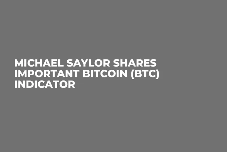 Michael Saylor Shares Important Bitcoin (BTC) Indicator