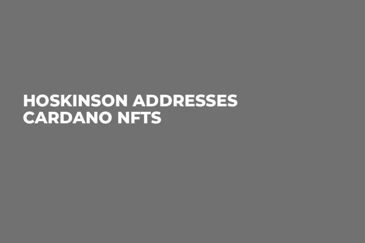 Hoskinson Addresses Cardano NFTs