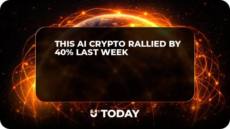 This AI Crypto Rallied by 40% Last Week