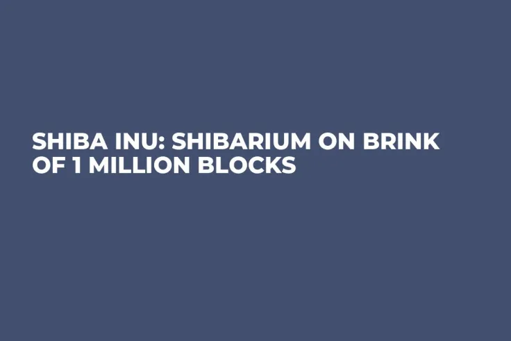 Shiba Inu: Shibarium on Brink of 1 Million Blocks
