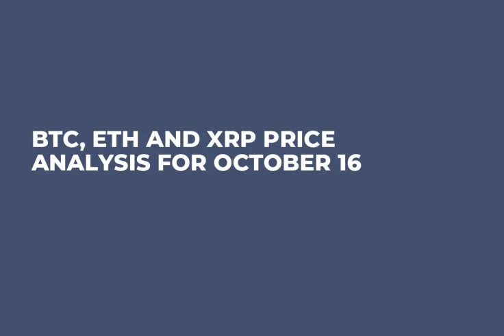 BTC, ETH and XRP Price Analysis for October 16