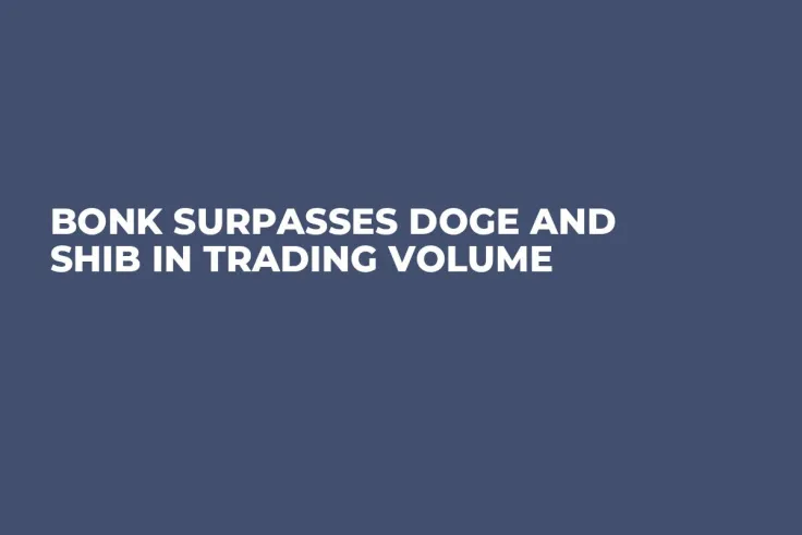BONK Surpasses DOGE and SHIB in Trading Volume