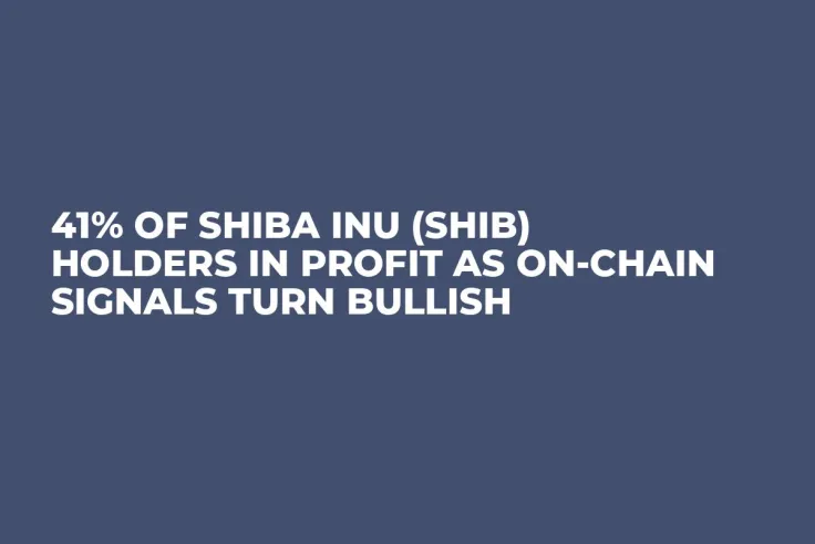 41% of Shiba Inu (SHIB) Holders in Profit as On-Chain Signals Turn Bullish