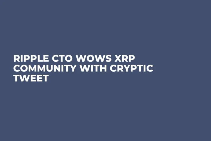 Ripple CTO Wows XRP Community With Cryptic Tweet