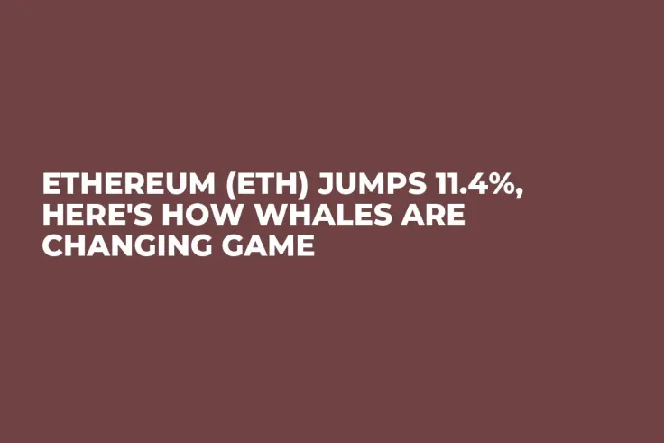 Ethereum (ETH) Jumps 11.4%, Here's How Whales Are Changing Game