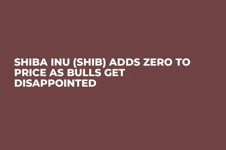 Shiba Inu (SHIB) Adds Zero to Price as Bulls Get Disappointed