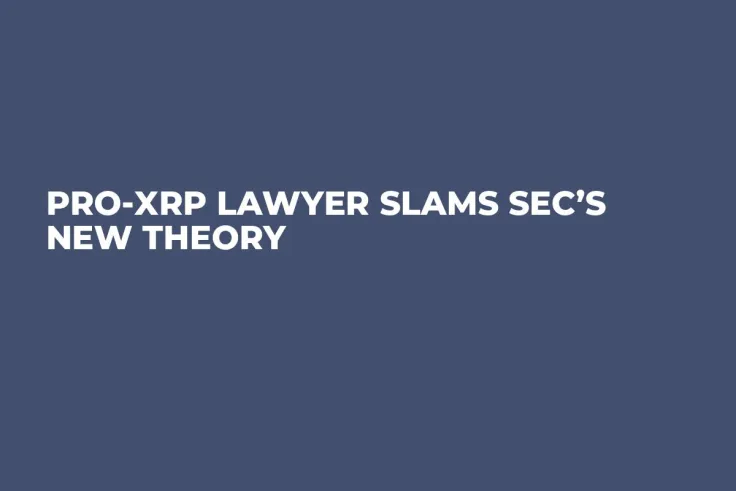 Pro-XRP Lawyer Slams SEC’s New Theory 