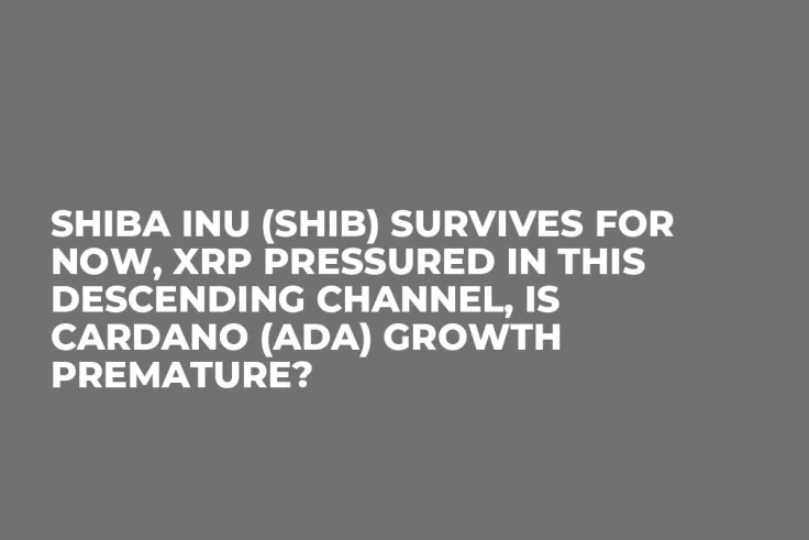 Shiba Inu (SHIB) Survives for Now, XRP Pressured in This Descending Channel, Is Cardano (ADA) Growth Premature?