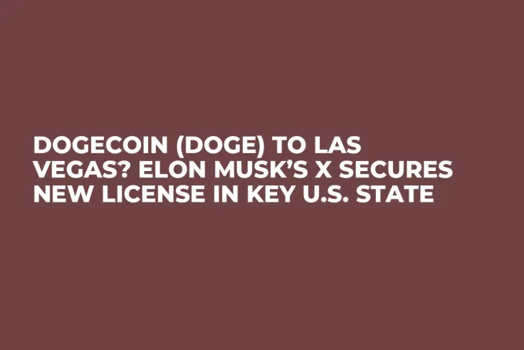 Dogecoin (DOGE) to Las Vegas? Elon Musk’s X Secures New License in Key U.S. State